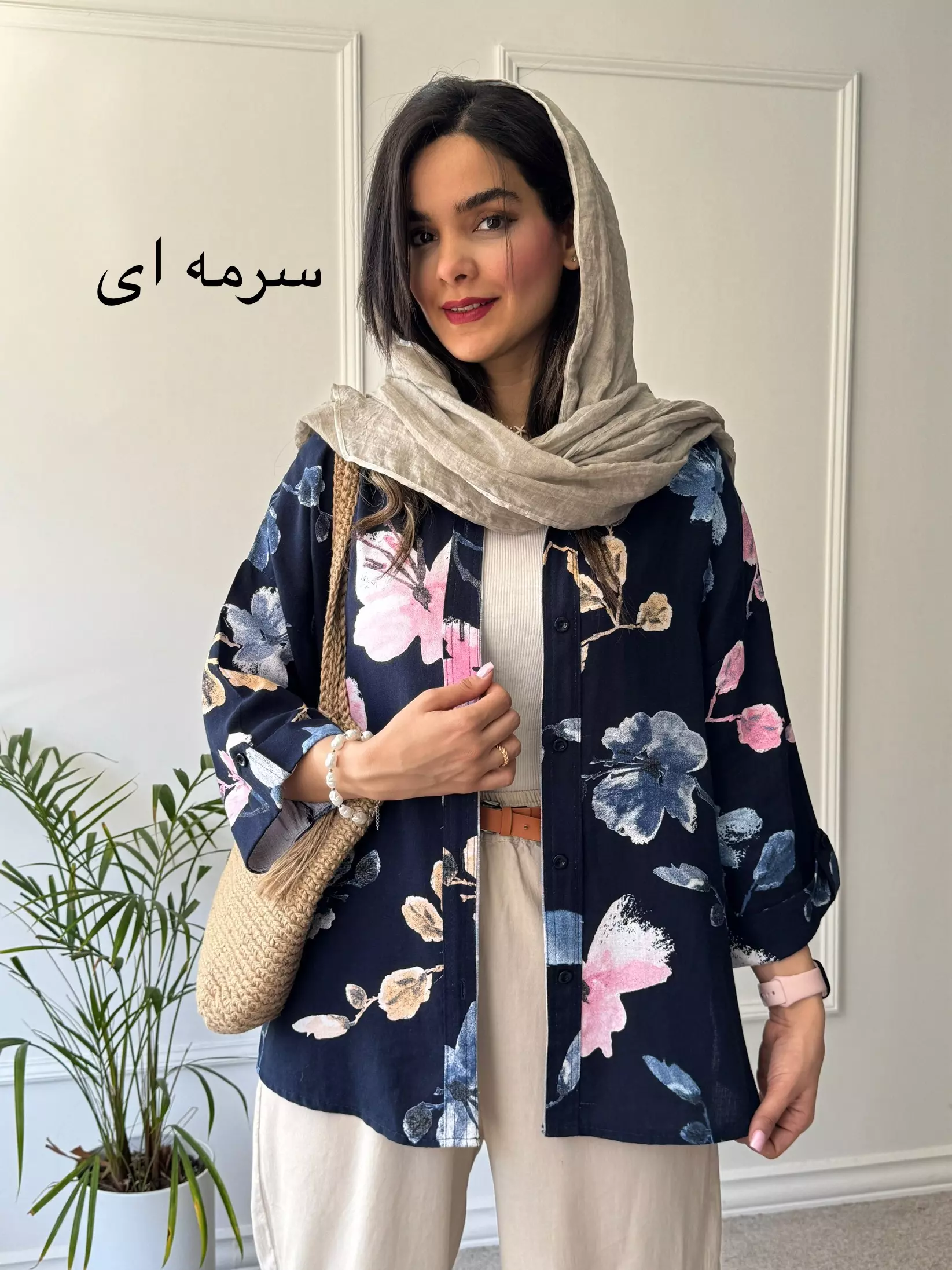 مانتو شومیزی گندم